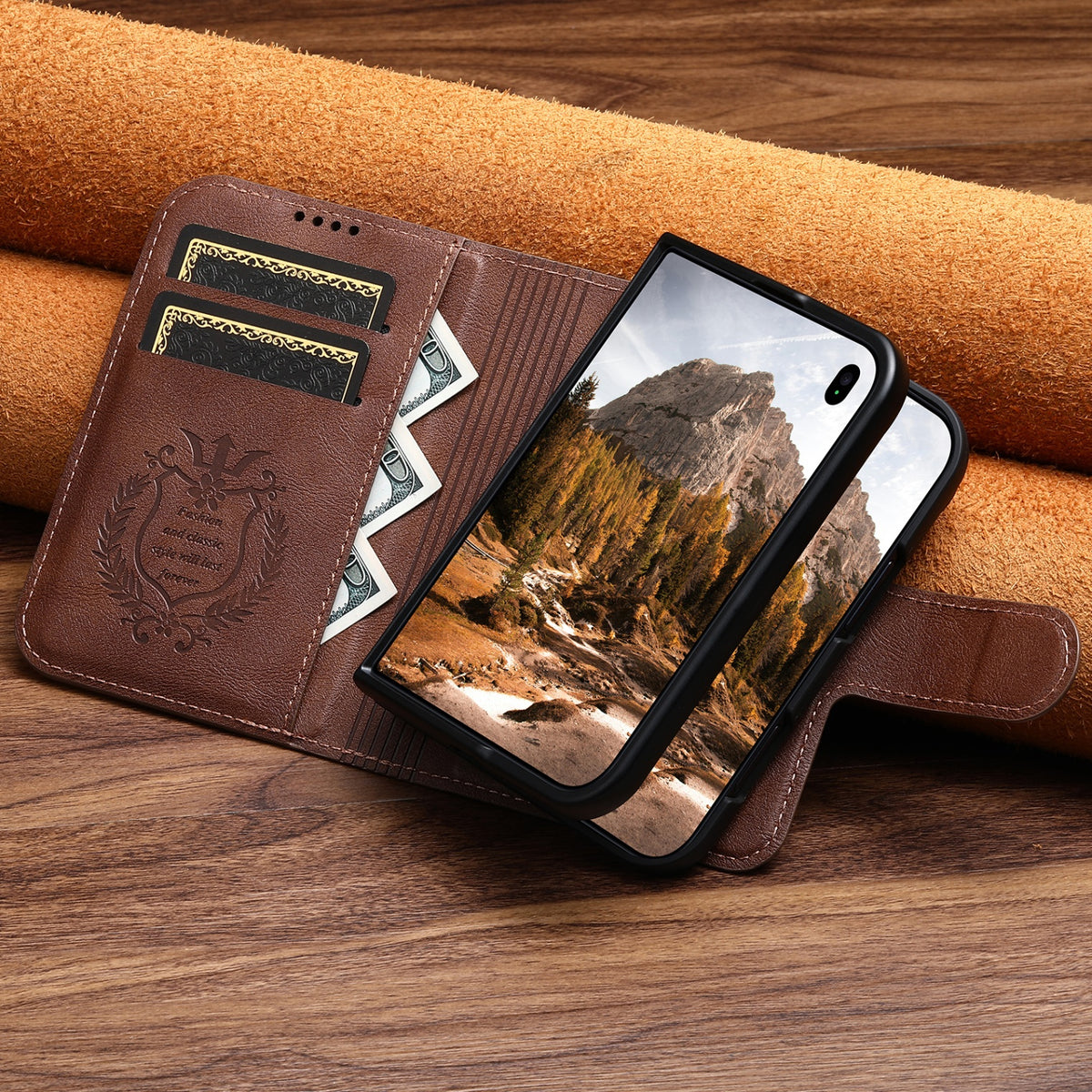 iPhone Duo | 2-in-1 Magnetic Leather Wallet Case with Detachable Folio