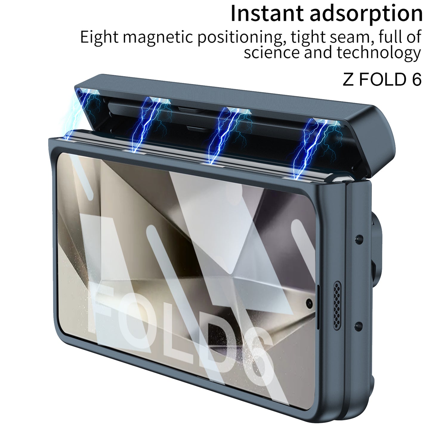 Armor Shockproof Ring Holder Pen Box Phone Case With Screen Protector For Galaxy Z Fold6