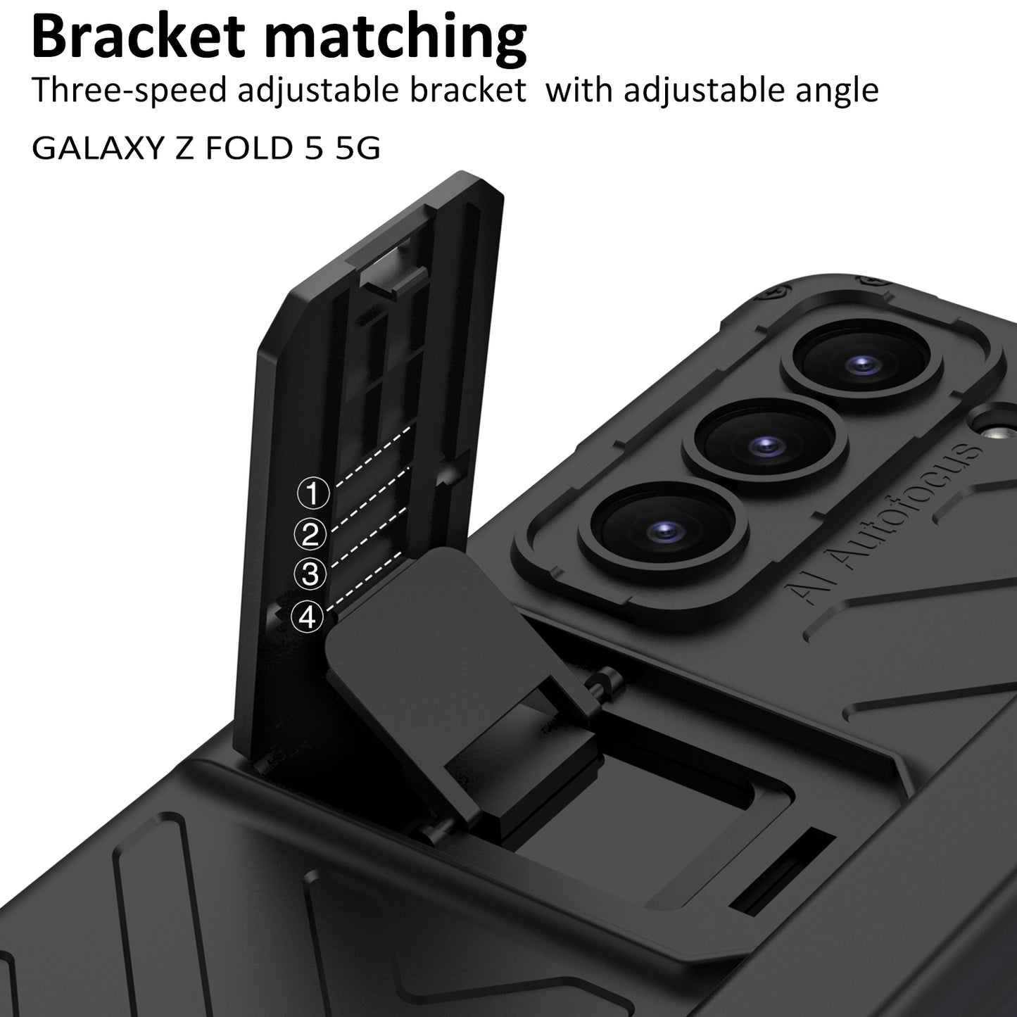Magnetic Samsung Galaxy Z Fold5 Fold4 Fold3 Case Business Folding Armor Cover With Film & Slide Pen Slot and Kickstand - mycasety2023 Mycasety
