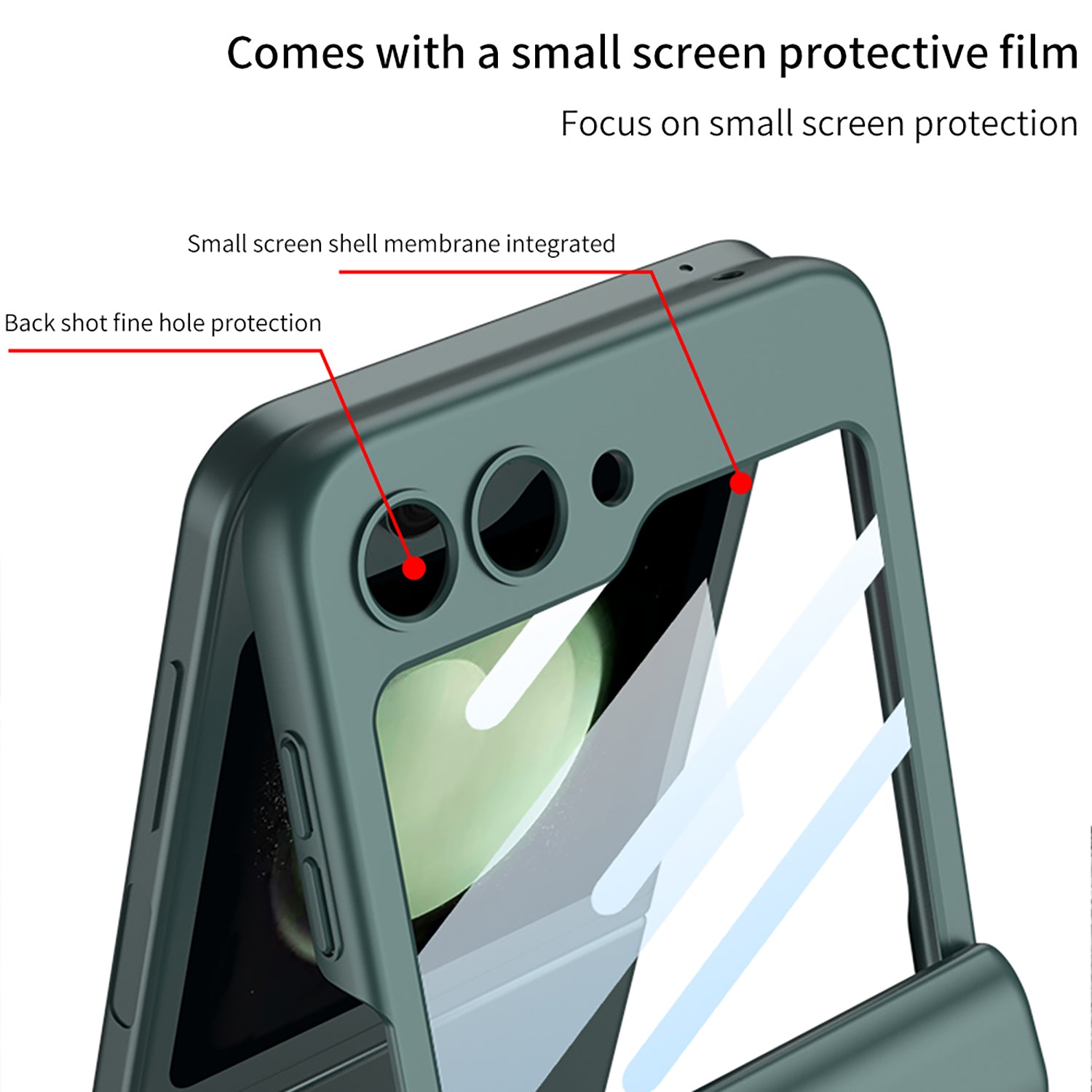 Magnetic All-included Shockproof Plastic Hard Cover For Samsung Galaxy Z Flip5 Flip4 Flip3 - mycasety2023 Mycasety