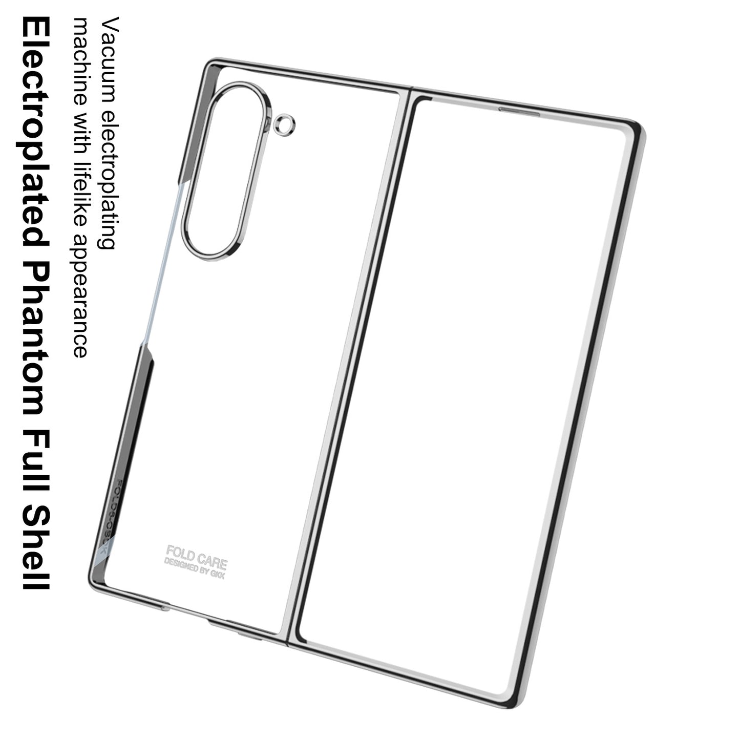 Transparent Electroplating Shockproof Phone Case For Galaxy Z Fold 6