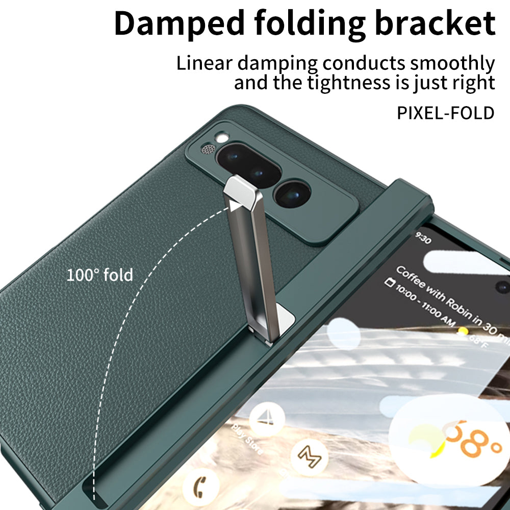 Magnetic Luxury Leather All-inclusive Invisible Bracket Phone Case For Google Pixel Fold - mycasety2023 Mycasety