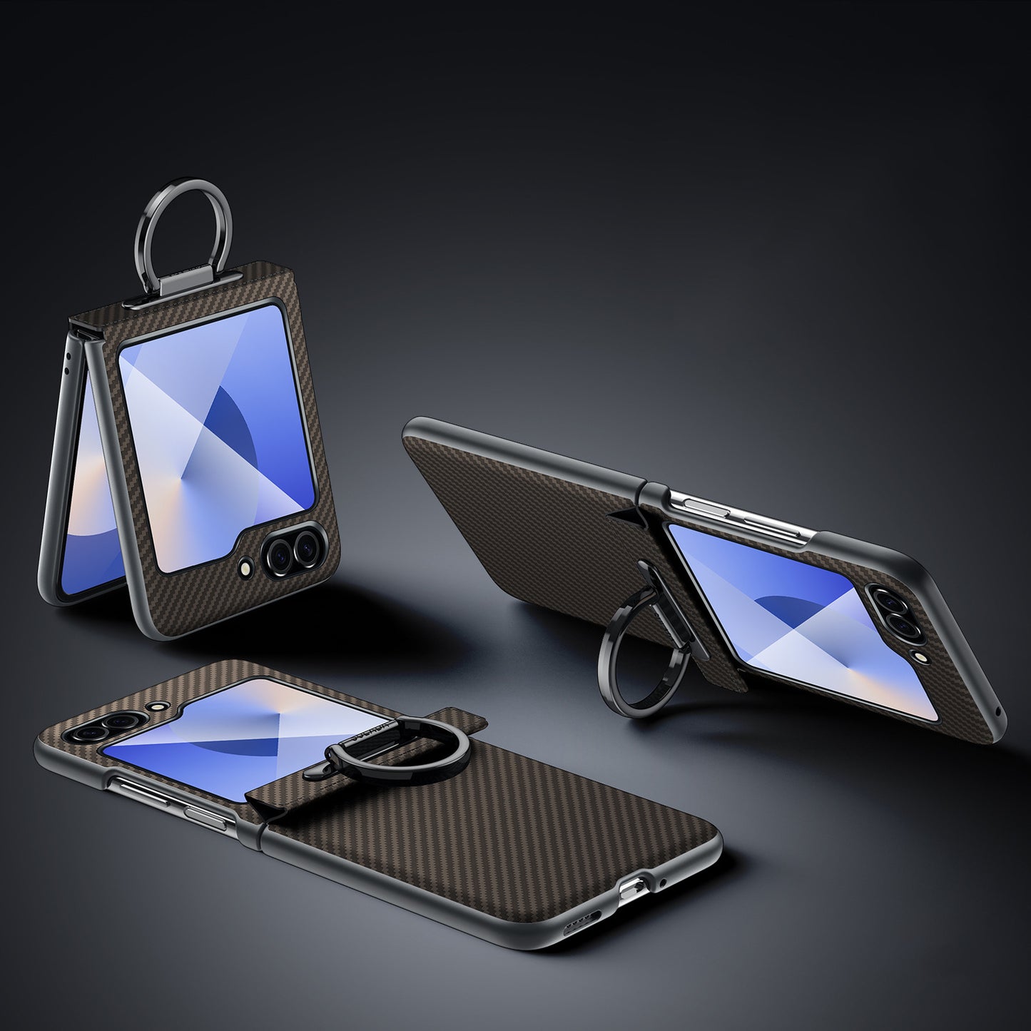 Kevlar Leather Phone Cover For Galaxy Z Flip 6/5