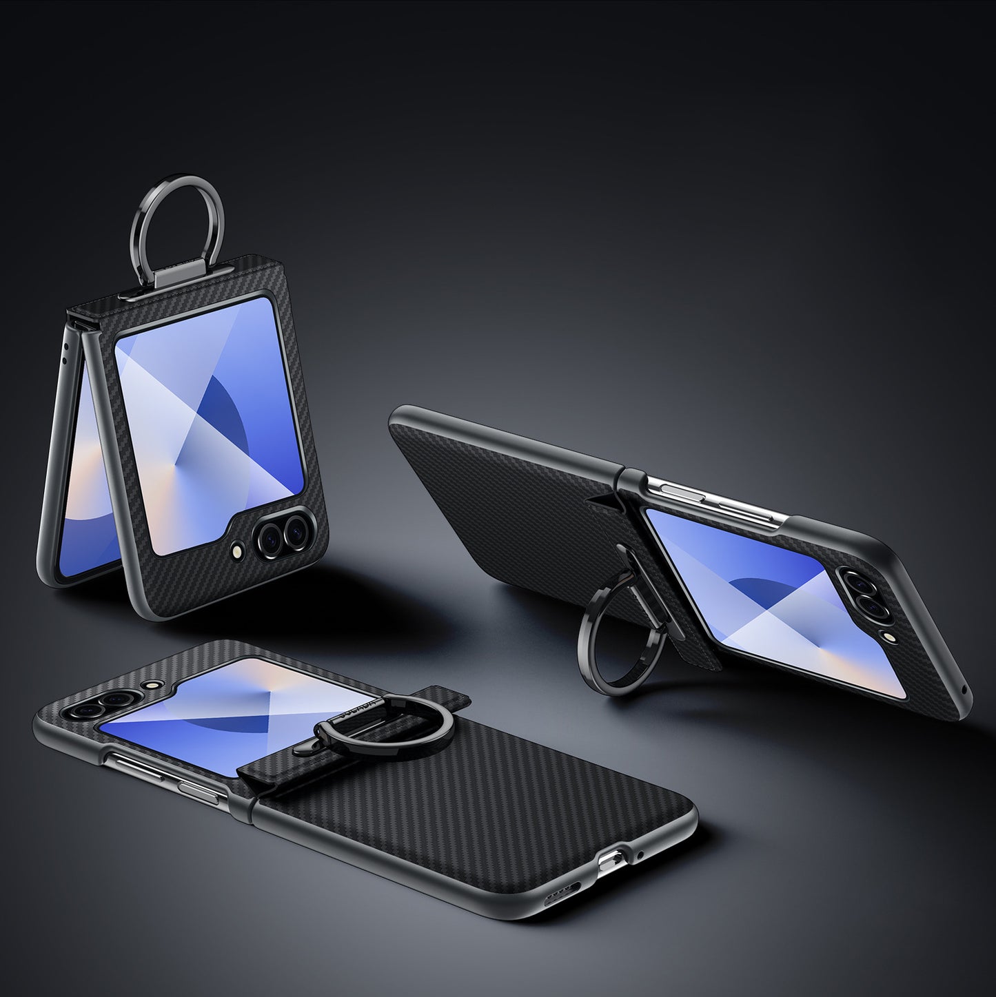 Kevlar Leather Phone Cover For Galaxy Z Flip 6/5