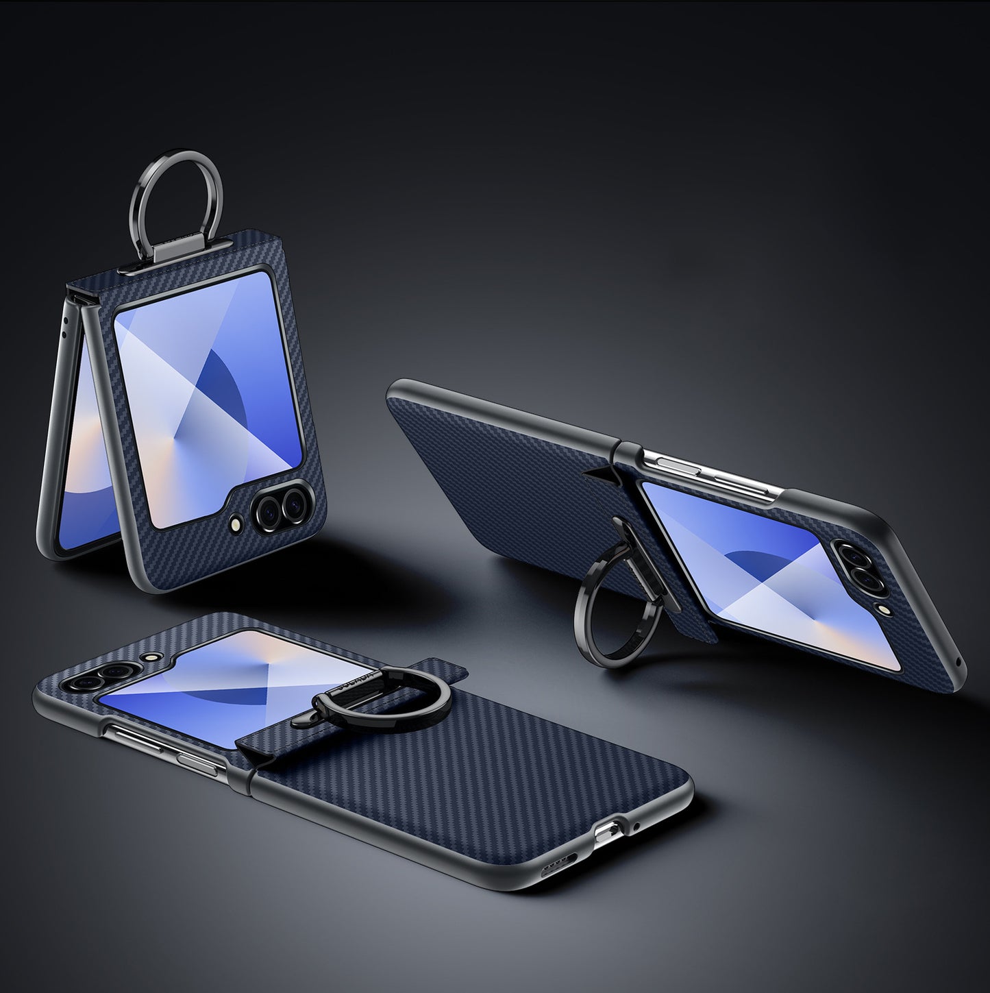 Kevlar Leather Phone Cover For Galaxy Z Flip 6/5