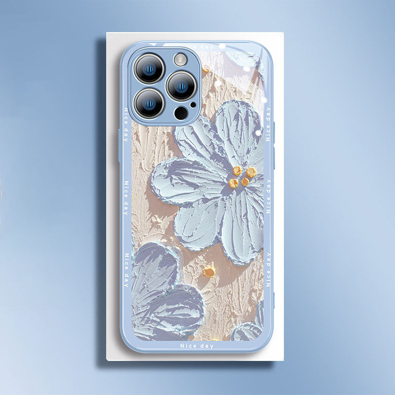 Oil Painting Flower iPhone Case - mycasety2023 Mycasety