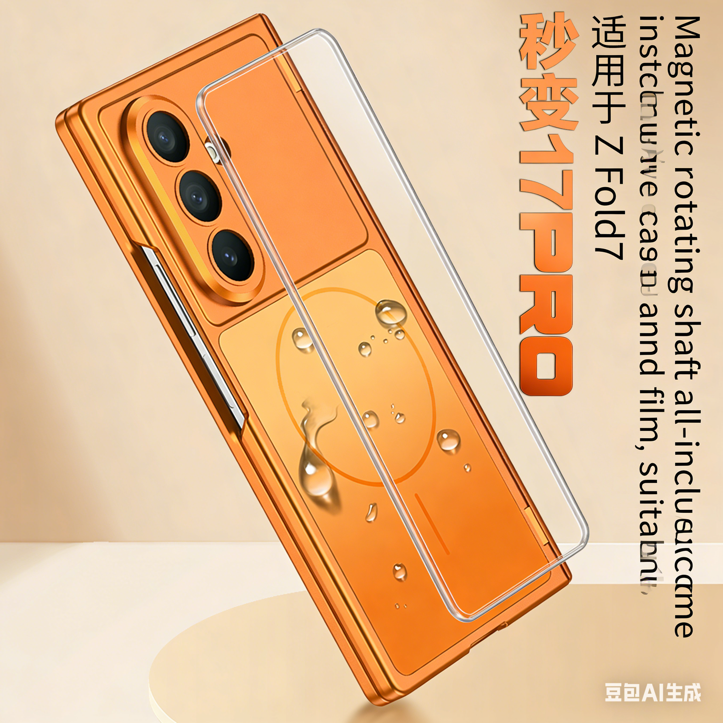 Magnetic Hinge All-included Phone Case For Galaxy Z Fold Series