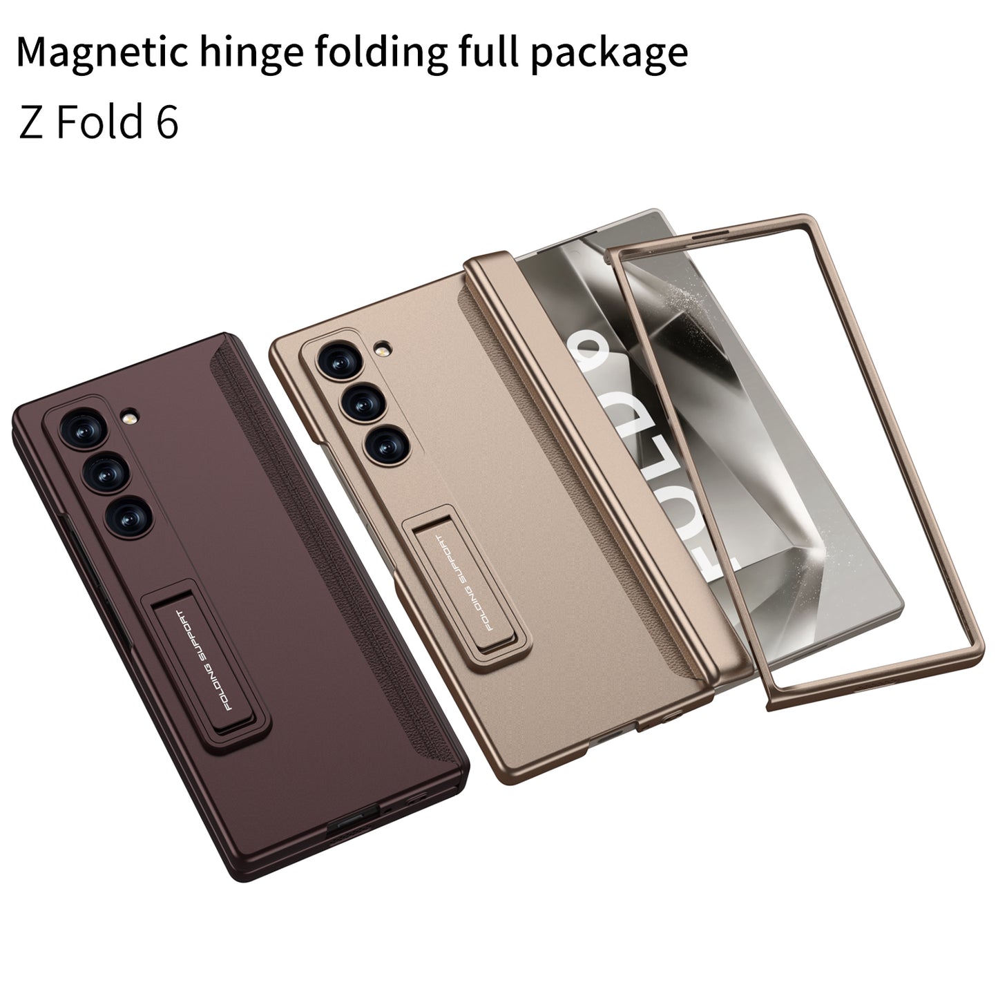 Magnetic Hinge Bracket Shockproof Phone Case For Galaxy Z Fold6