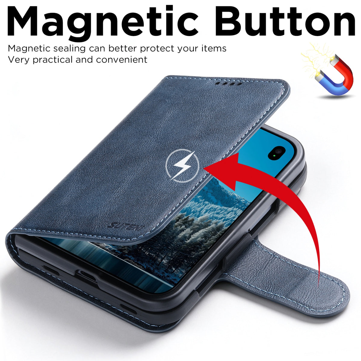 iPhone Duo | 2-in-1 Magnetic Leather Wallet Case with Detachable Folio