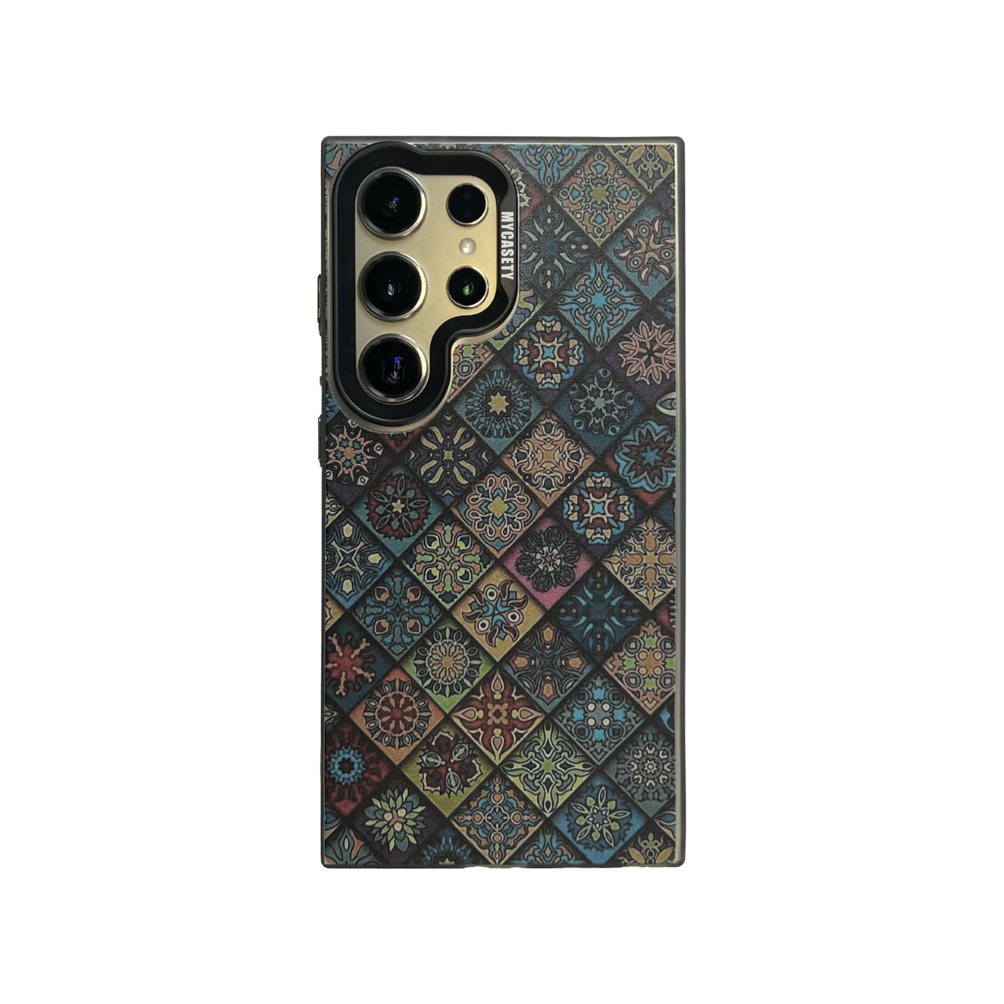 Bohemian Vintage Style Neutral Shockproof Frosted Galaxy Phone Case