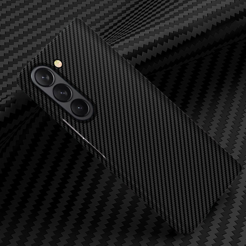 Luxurious Carbon Fiber Shockproof Galaxy Z Fold Phone Case