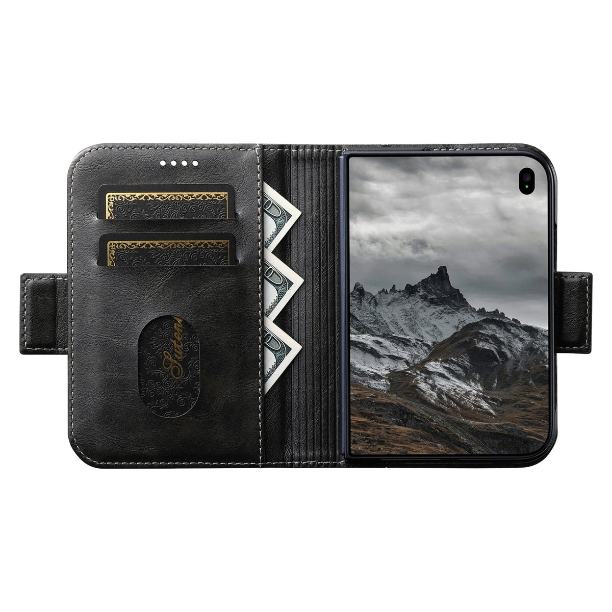 iPhone Duo | Classic Leather Wallet Case with Easy-Access Card Slots