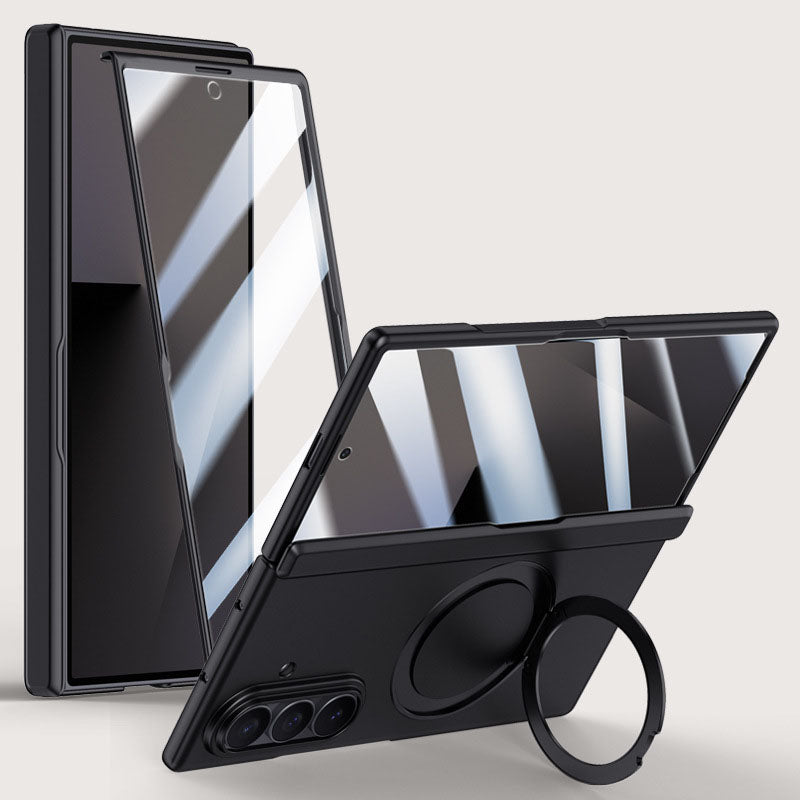 Luxurious Magnetic Ring Holder Phone Case For Galaxy Z Fold 7