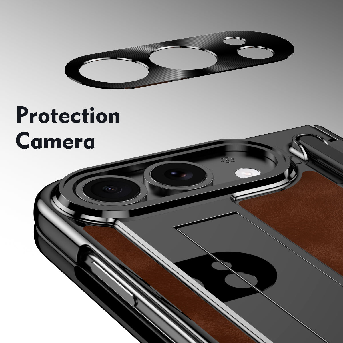 iPhone Duo - Jazz Retro Style Leather Cover Built-in Tempered Glass Film & Kickstand & Pen-slot & Stylus
