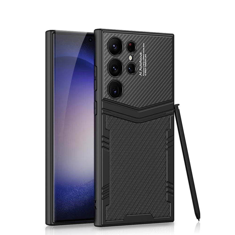 Armor Leather Protective Phone Case For Samsung Galaxy S24 S23 Ultra Plus - Mycasety Mycasety