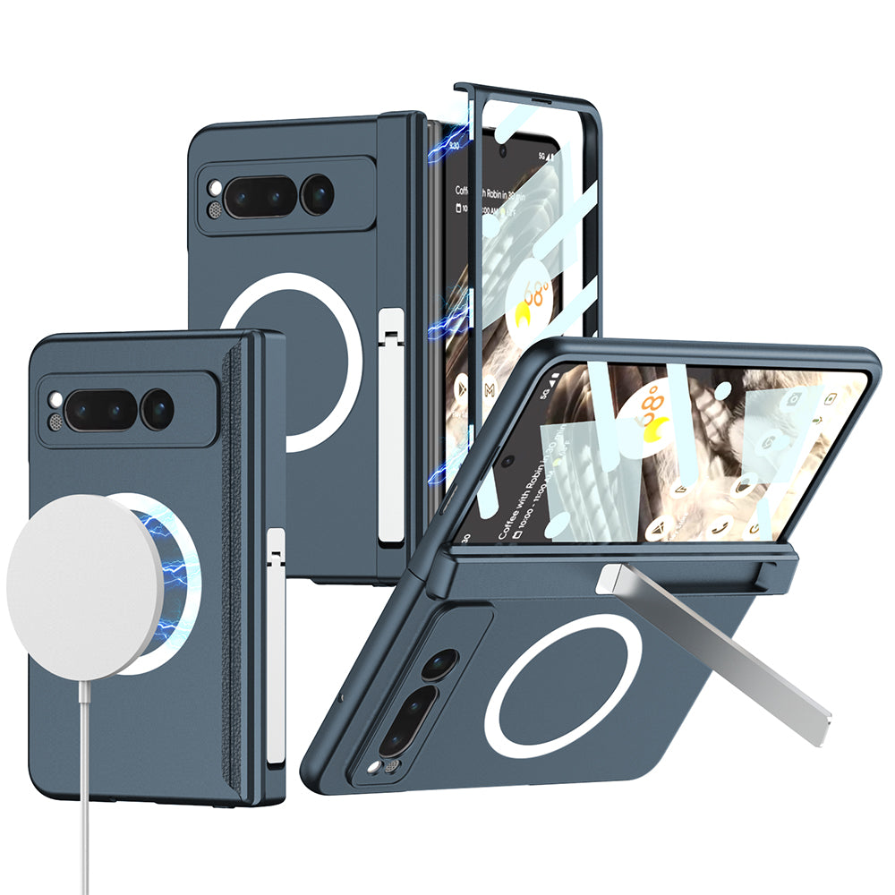 Magnetic Magsafe All-inclusive Invisible Bracket Phone Case For Google Pixel Fold With Back Screen Protector - mycasety2023 Mycasety