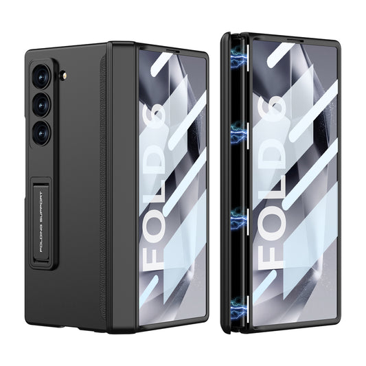 Magnetic Hinge Hidden Bracket All-included Case With Back Screen Protector For Galaxy Z Fold 6/5/4/3