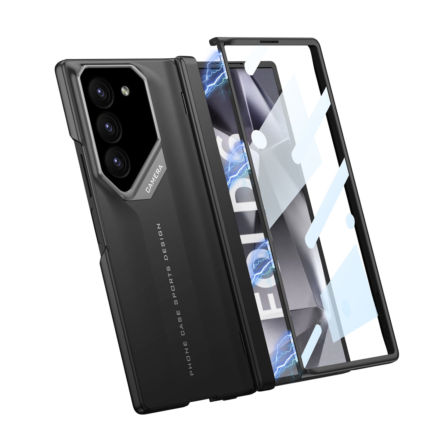 SPORTS DESIGN | Magnetic Hinge Shockproof Phone Case With Screen Protector For Galaxy Z Fold 6/5/4