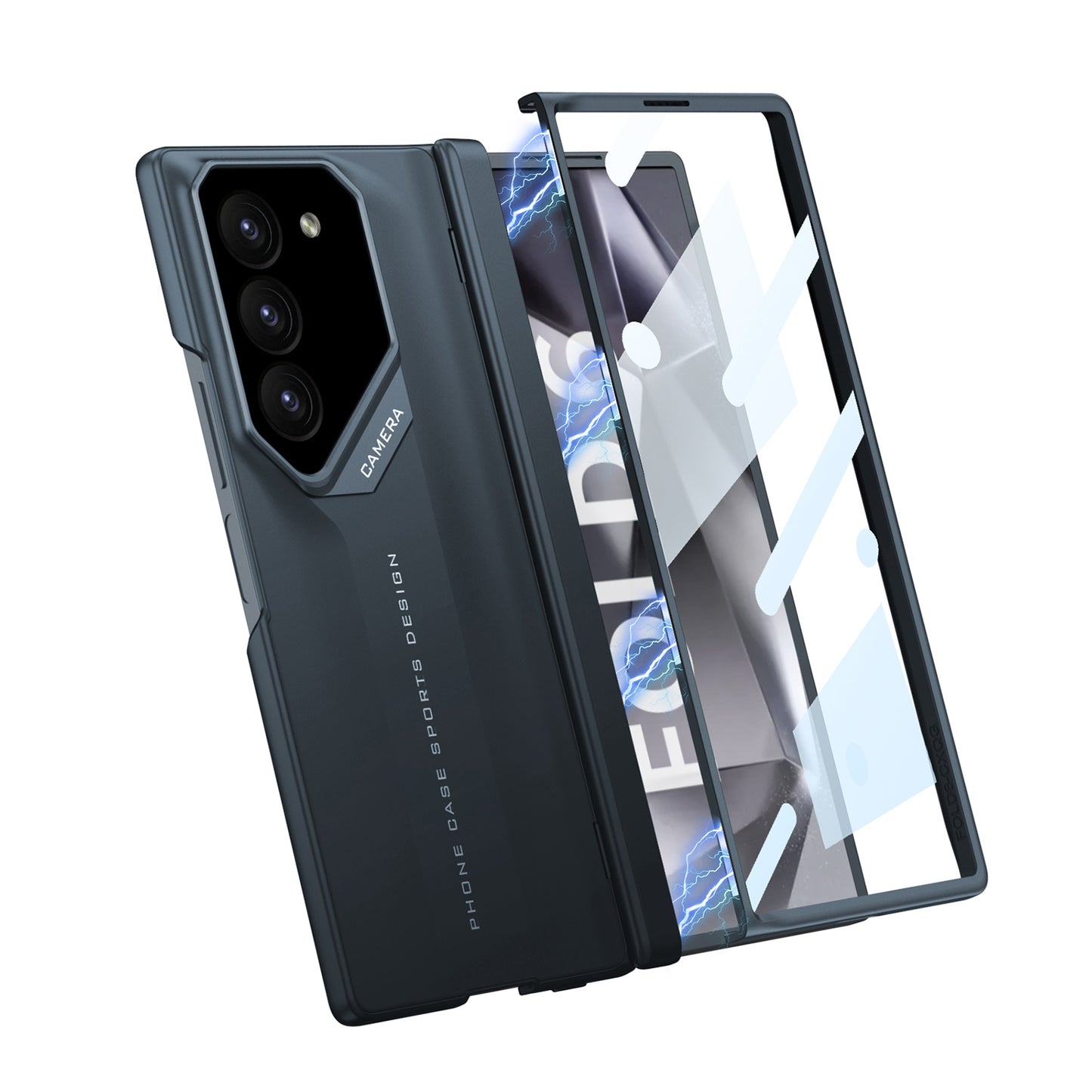 SPORTS DESIGN | Magnetic Hinge Shockproof Phone Case With Screen Protector For Galaxy Z Fold 6/5/4