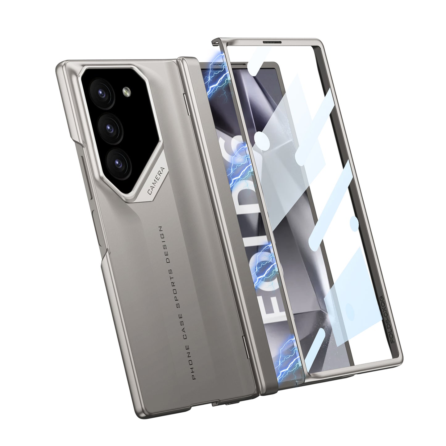 SPORTS DESIGN | Magnetic Hinge Shockproof Phone Case With Screen Protector For Galaxy Z Fold 6/5/4