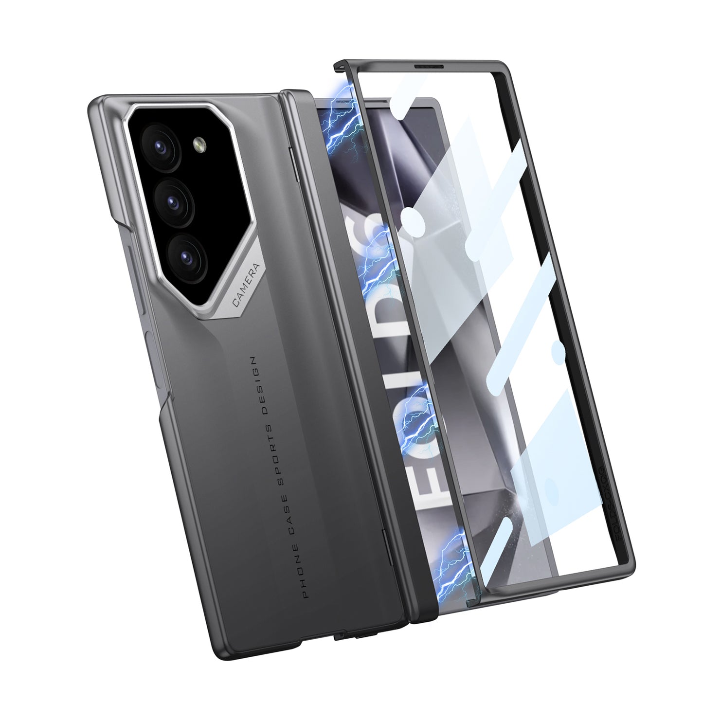 SPORTS DESIGN | Magnetic Hinge Shockproof Phone Case With Screen Protector For Galaxy Z Fold 6/5/4