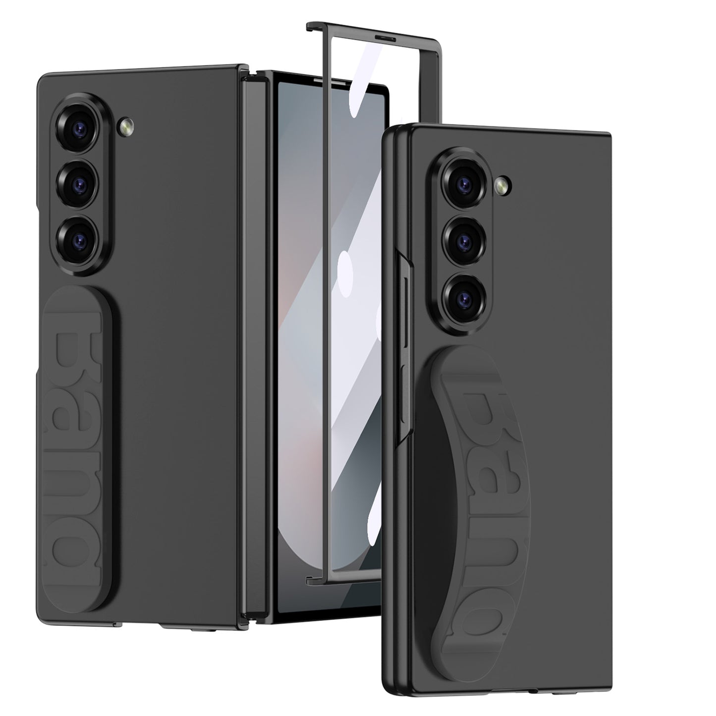 Shockproof Phone Case With Screen Protector & Wristband For Galaxy Z Fold 6