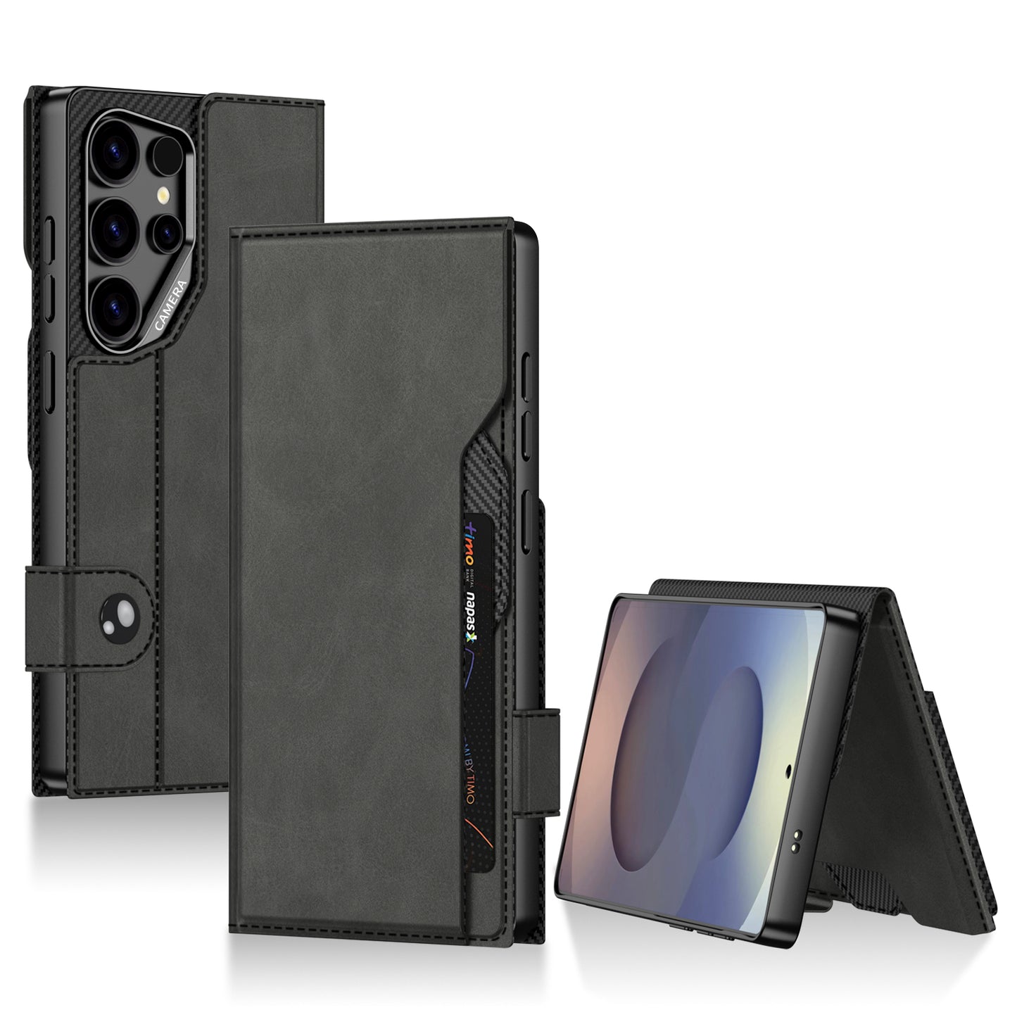 Leather Shockproof Phone Case For Galaxy S25 Ultra