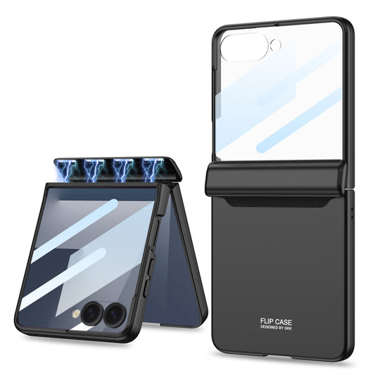 Magnetic All-included Shockproof Phone Case For Galaxy Flip 7/6/5/4/3 With Back Screen Protector