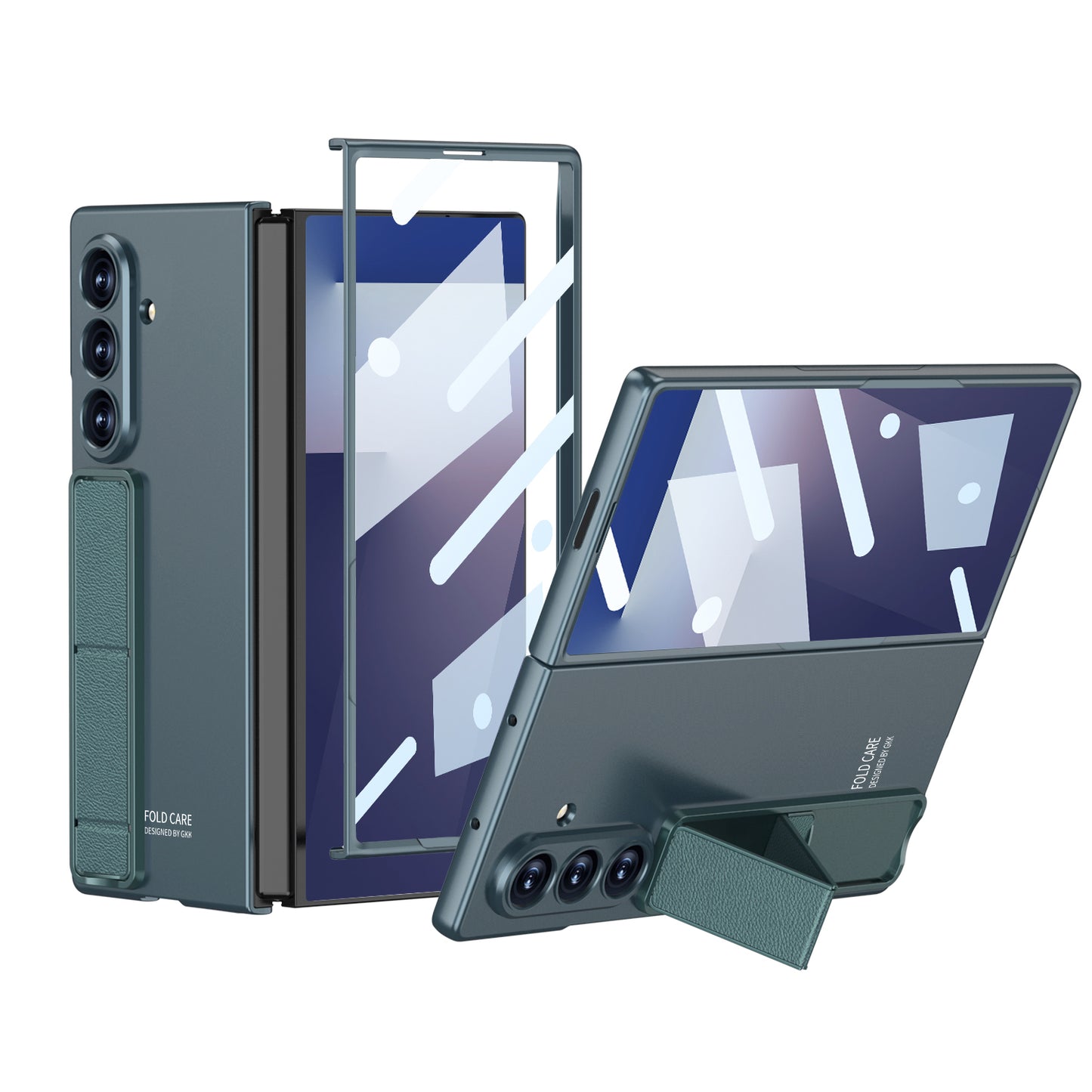 Ultra-thin Phone Case With Back Screen Protector & Wristband For Galaxy Z Fold 7