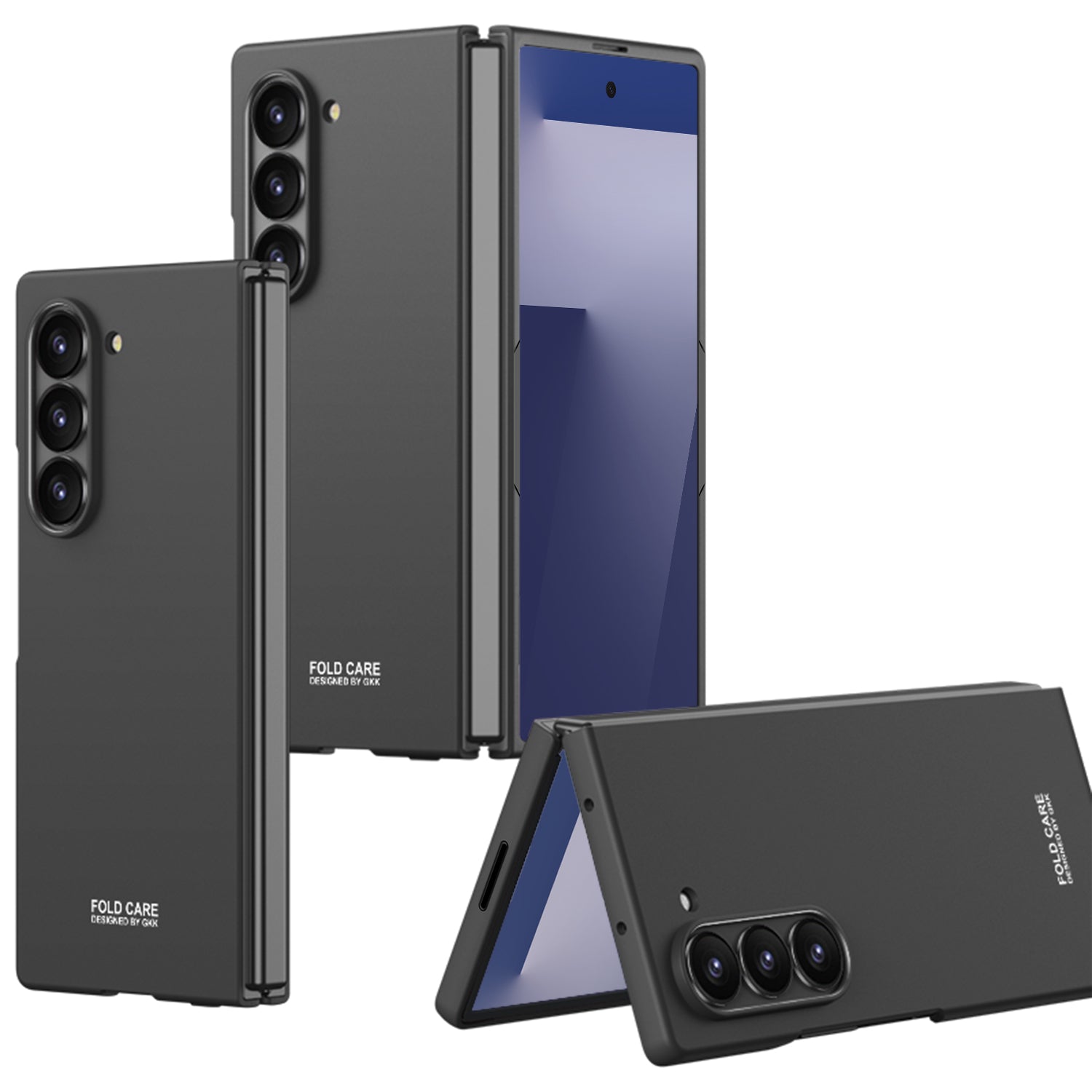 Luxury Shockproof Phone Case For Galaxy Z Fold 6/7 Black / Galaxy Z Fold7 Luxury Shockproof Phone Case For Galaxy Z Fold 6/7 Black / Galaxy Z Fold7