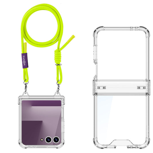Shockproof Phone Case With Lanyard For Galaxy Z Flip 7/6/5/4