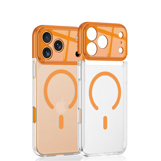 2 in 1 Frosted iPhone Case With Magnetic Coil