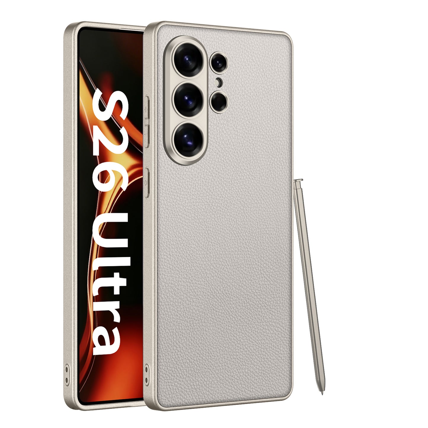 Luxury Leather All-inclusive Protective Phone Case For Galaxy S26 S25 S24 Ultra