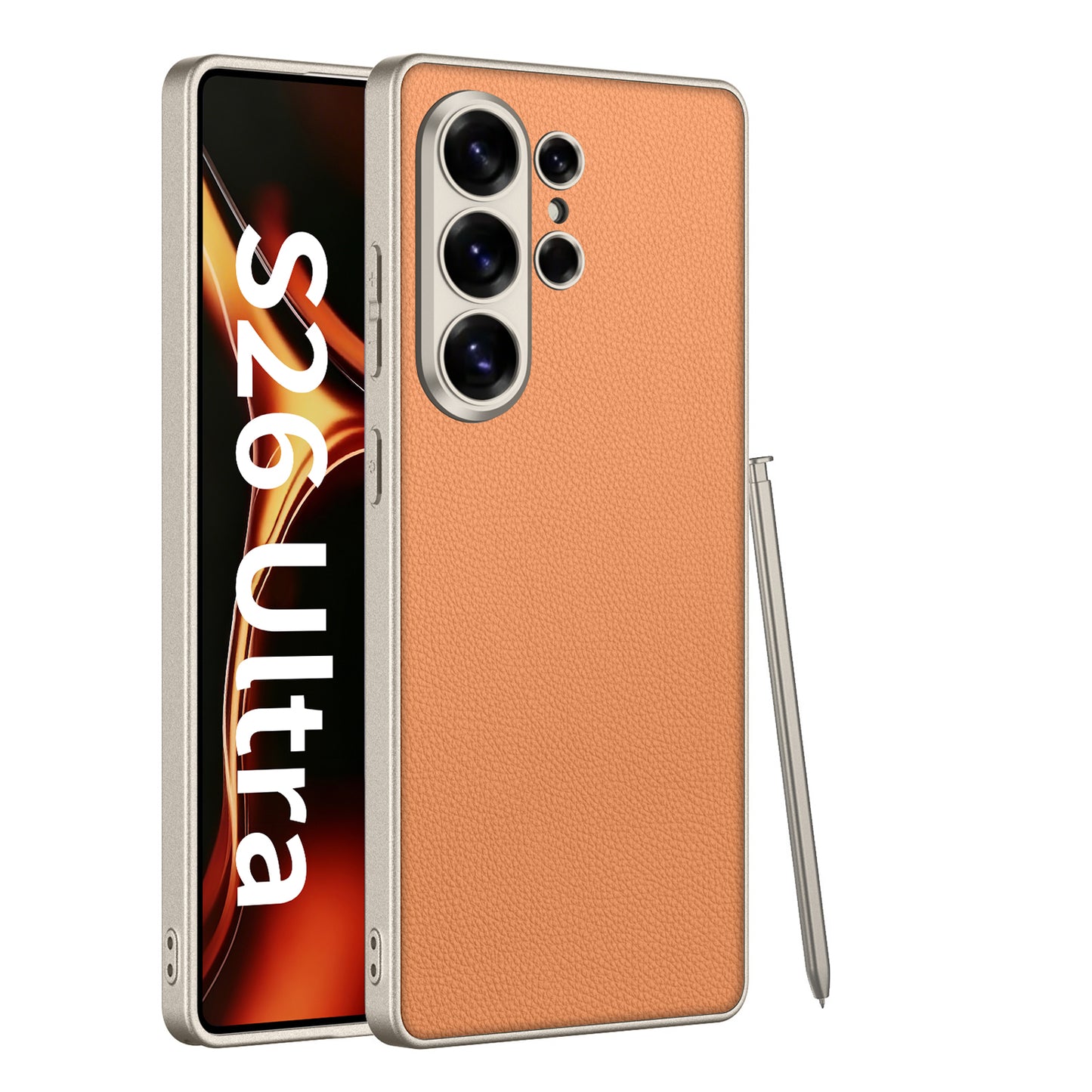 Luxury Leather All-inclusive Protective Phone Case For Galaxy S26 S25 S24 Ultra