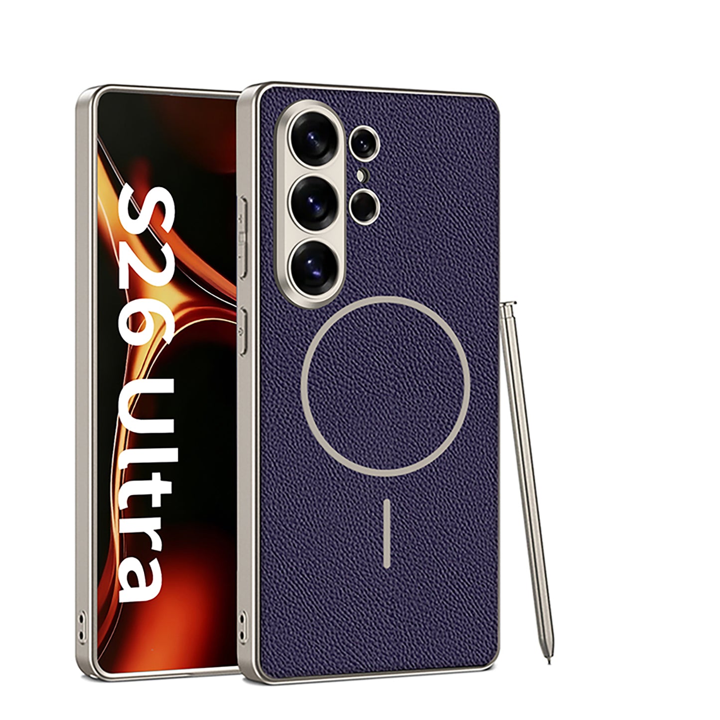 Magnetic Shockproof Phone Case Support Wireless Charge For Galaxy S26 S25 Ultra