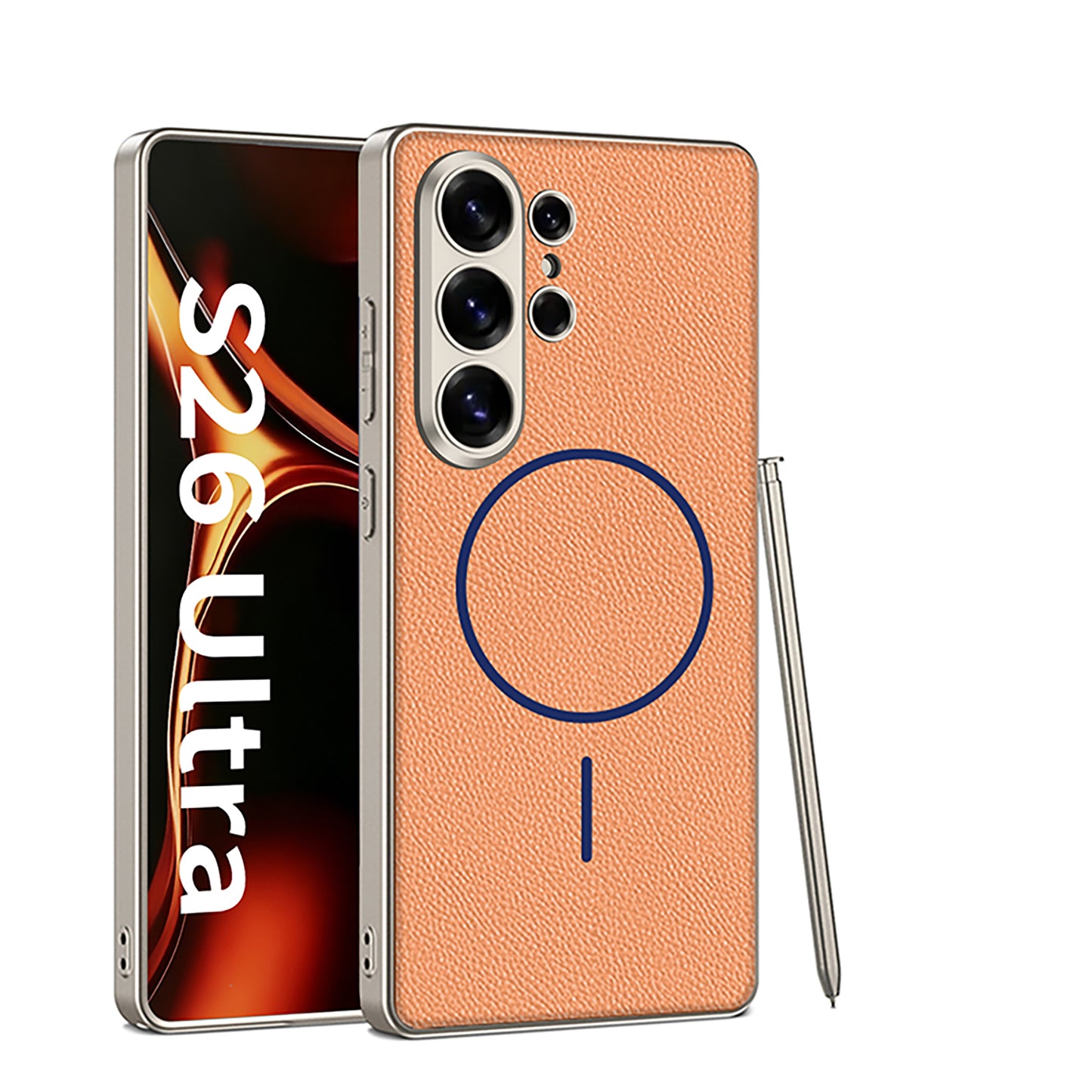 Magnetic Shockproof Phone Case Support Wireless Charge For Galaxy S26 S25 Ultra