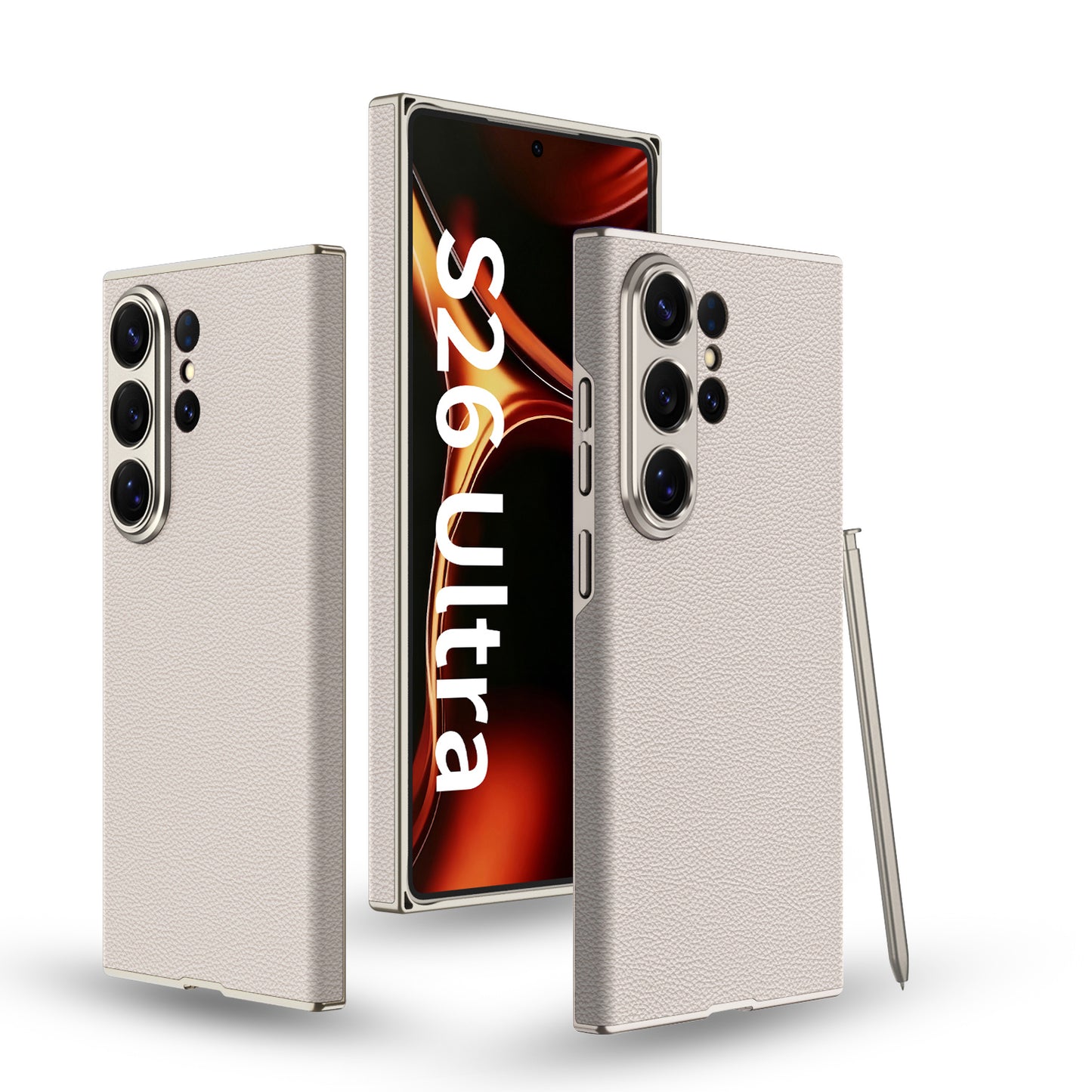 Leather Shockproof Phone Case For Galaxy S26 S25 S24 S23 Ultra