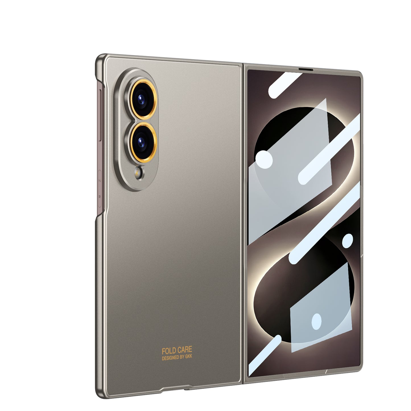Galaxy Z Fold 8 Ultra-Thin Matte Case With Built-in Tempered Glass