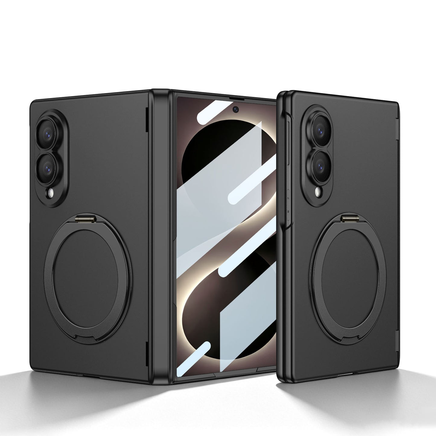 Luxurious Magnetic Ring Holder Phone Case For Galaxy Z Fold8 Wide Ultra