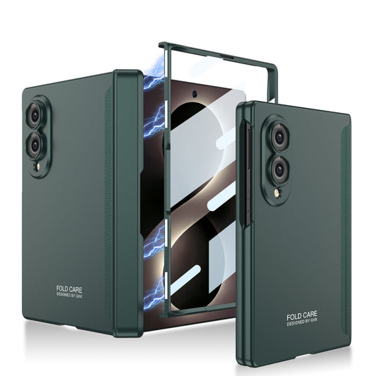 Magnetic Hinge All-included Case With Screen Glass Protector For Galaxy Z Fold8 Wide Ultra