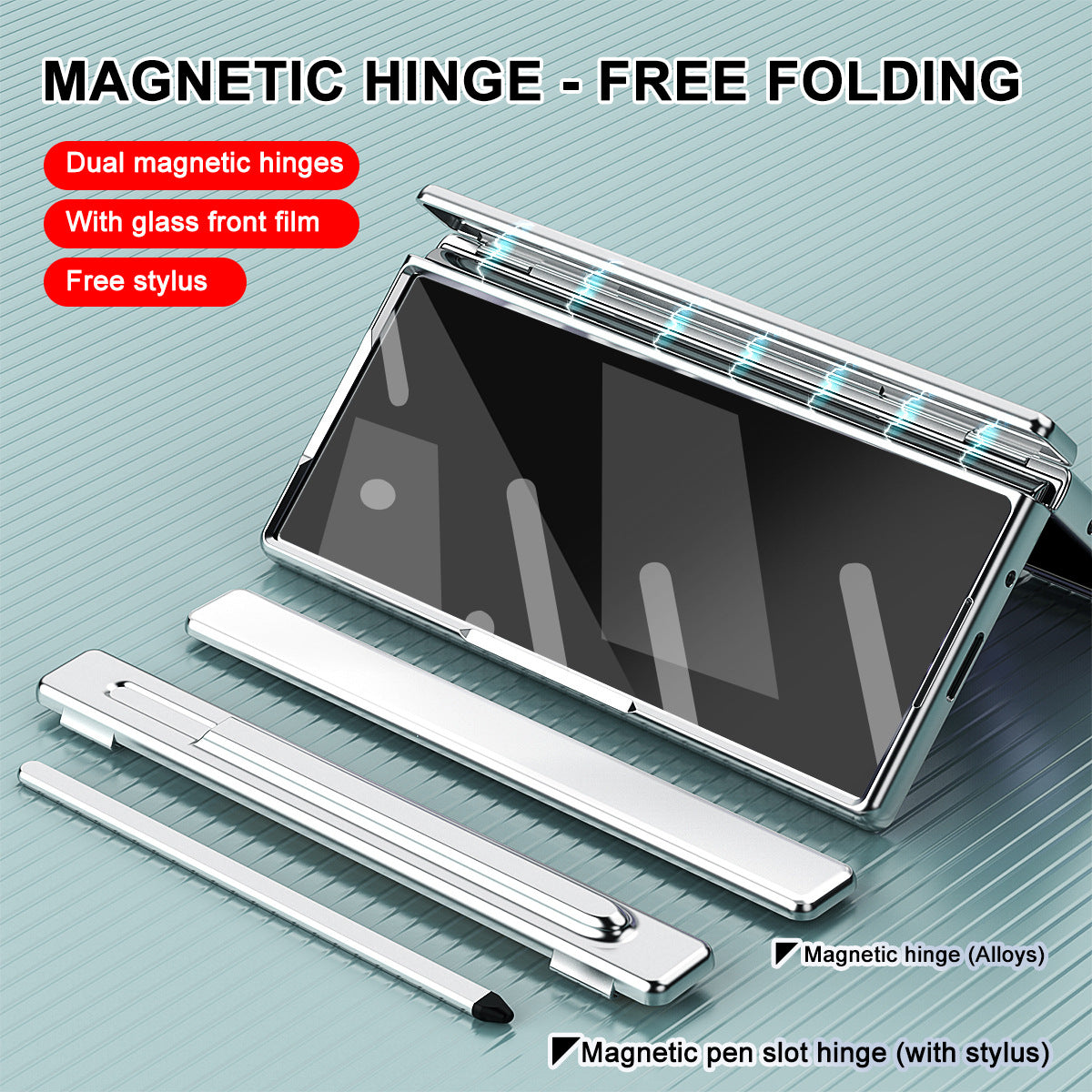 Aluminum Alloy Electroplating Shockproof Phone Case For Galaxy Z Fold 7/6/5/4/3