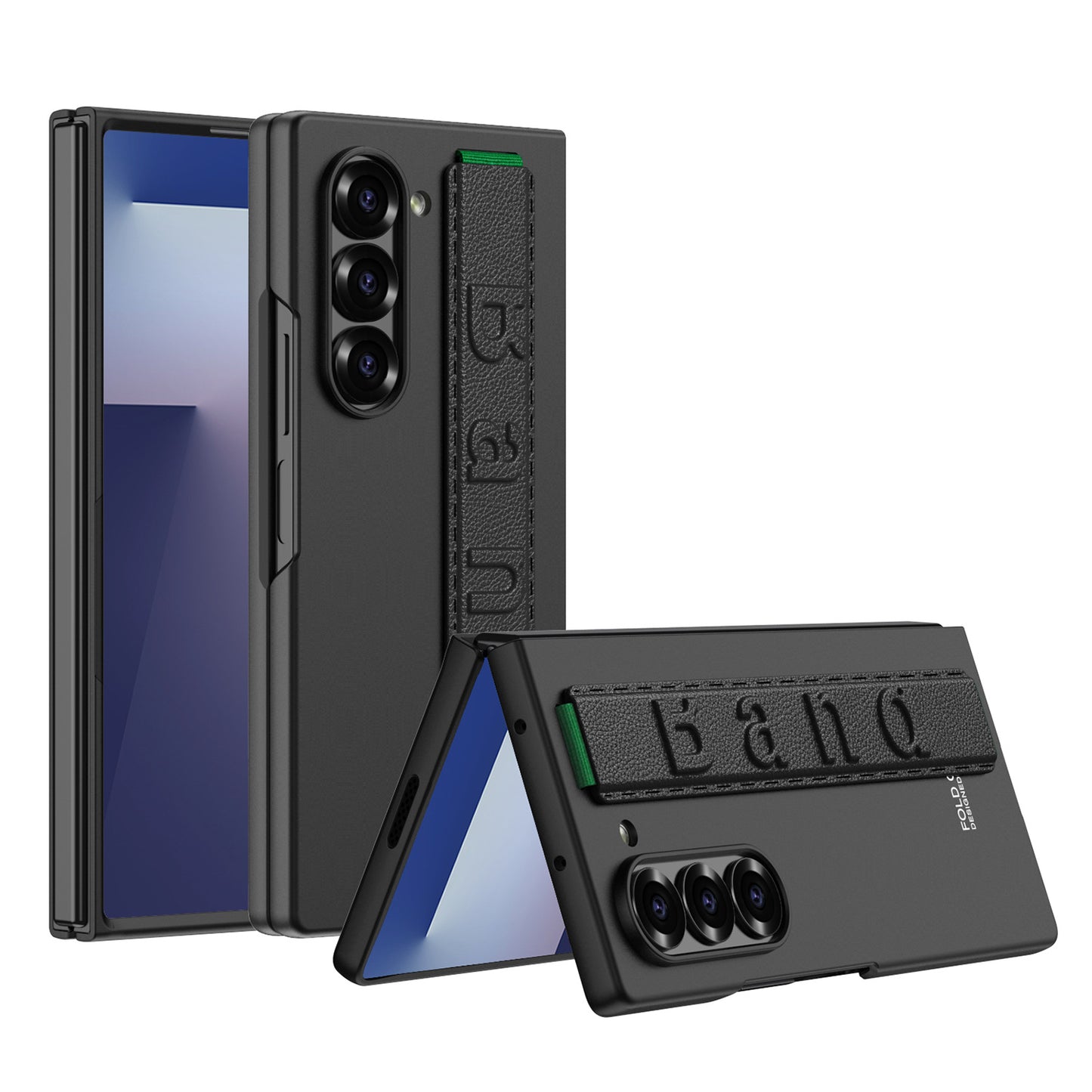 Business-style Wristband Anti-drop Phone Case For Galaxy Z Fold7