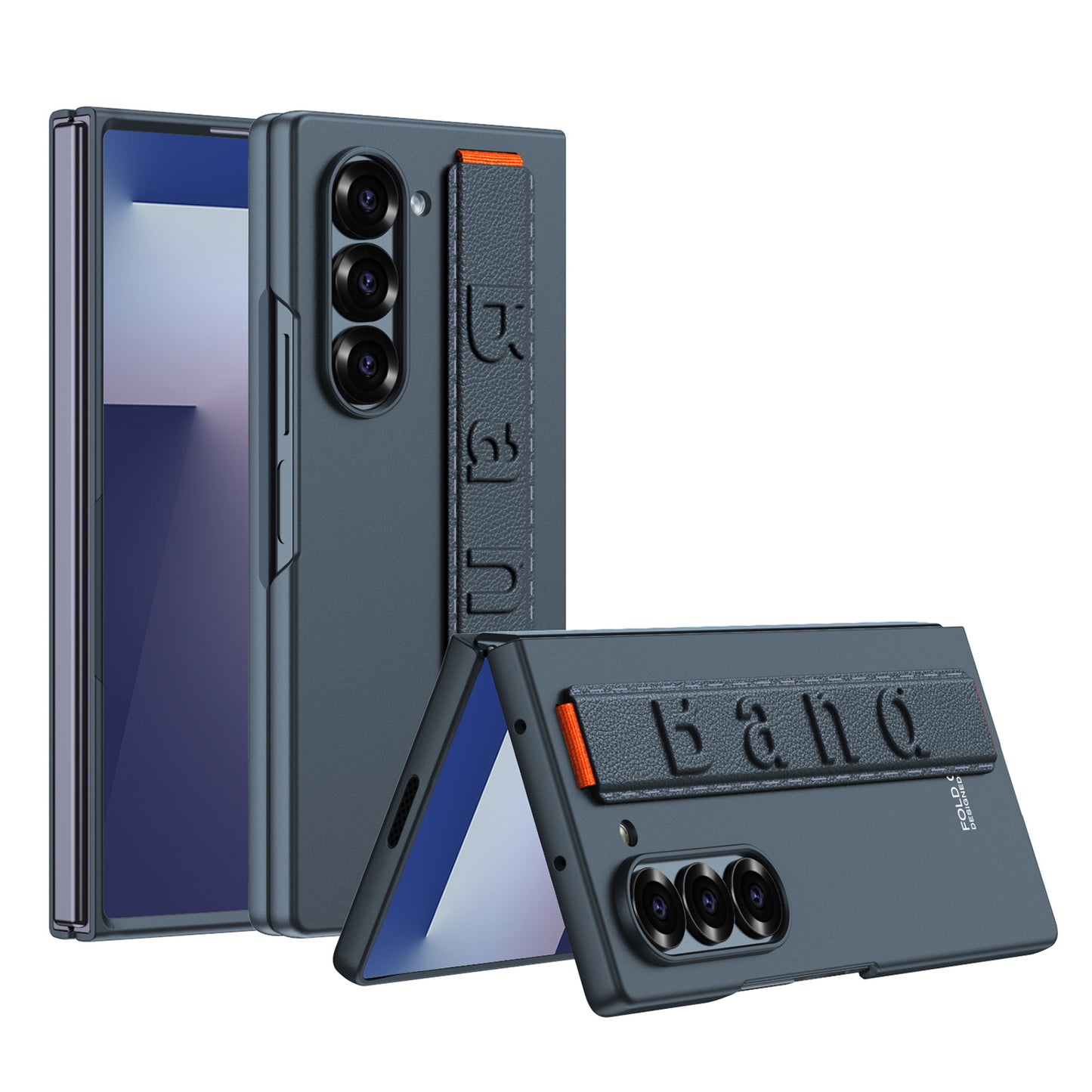 Business-style Wristband Anti-drop Phone Case For Galaxy Z Fold7