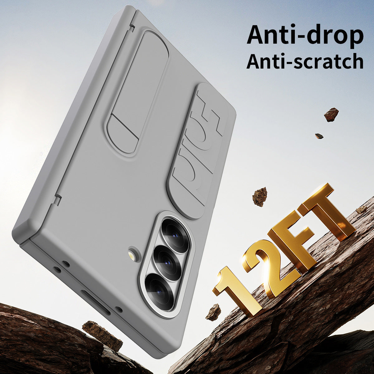 Wristband Holder Hinge Shockproof Phone Case With Screen Protector For Galaxy Z Fold 7/6/5/4/3