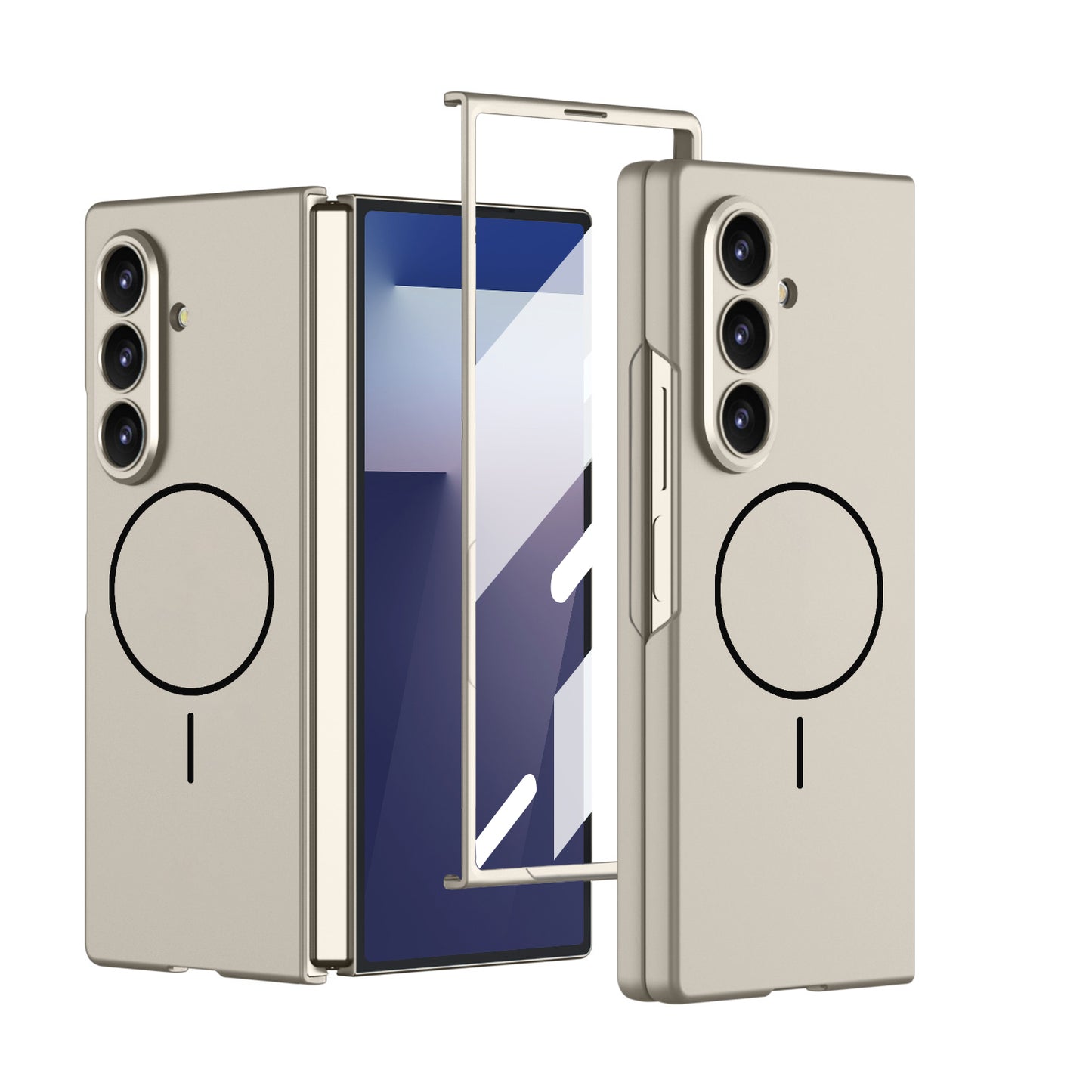 Ultra-thin Magbetic Phone Case With Screen Protector For Galaxy Z Fold7/6