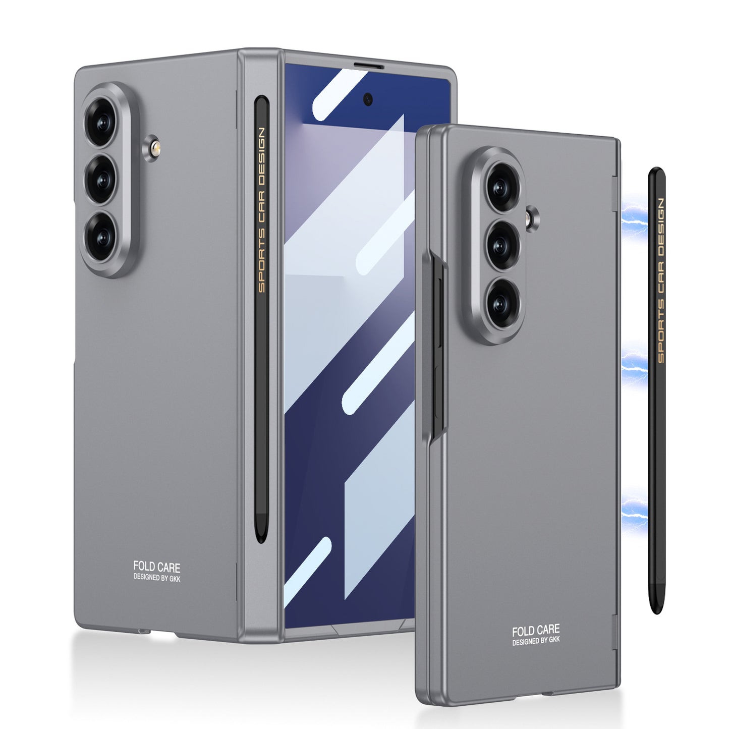 Magnetic Hinge All-included Phone Case With Magnetic Stylus For Galaxy Z Fold 7