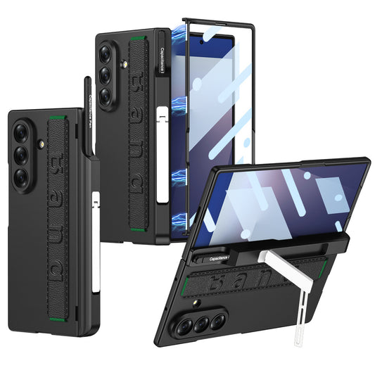Magnetic Hinge All-included Case With Pen Box & Wristband For Galaxy Z Fold 7