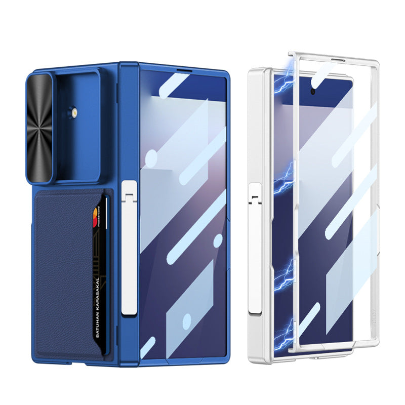 Magnetic Hinge Hidden Bracket All-included Case With Camera Protector For Galaxy Z Fold 7