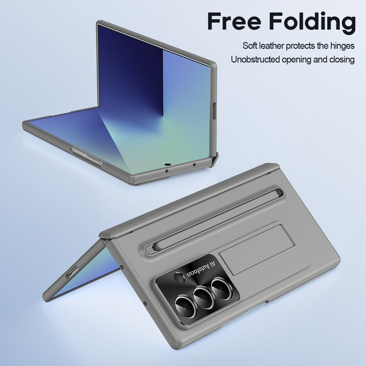 Hinge Protective Phone Case For Galaxy Fold 7/6 With Front Protection Film And Stylus