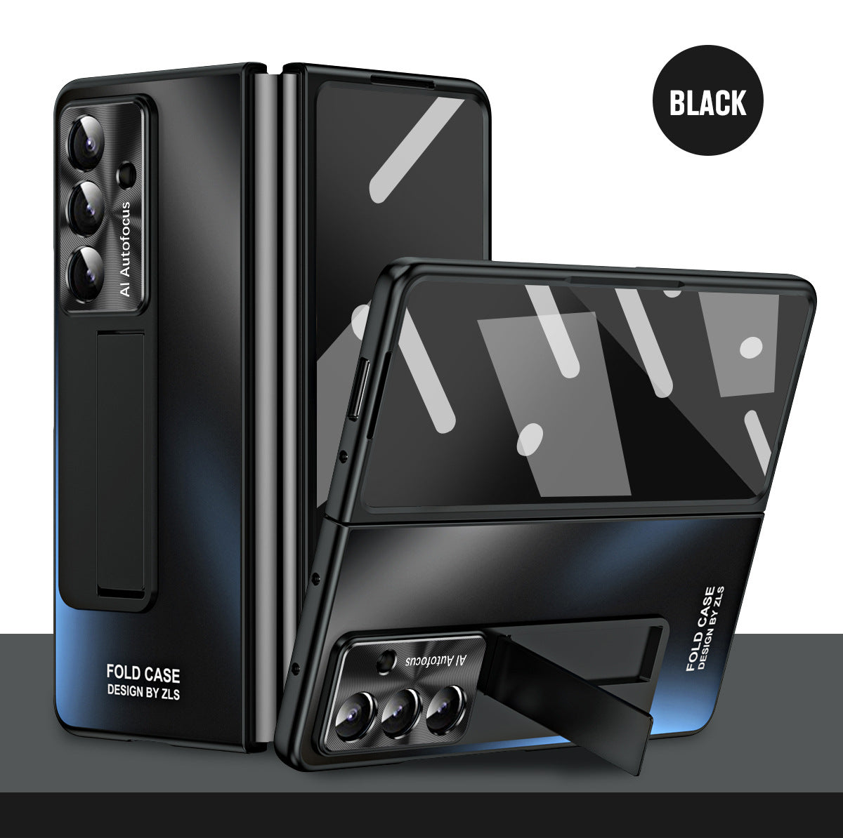 Business Electroplating Shockproof Phone Case With Screen Film & Stylus For Galaxy Z Fold 7/6/5/4/3